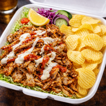 Chicken Donner & Chips