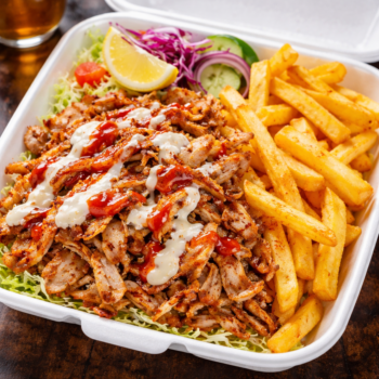 Chicken Donner & Fries