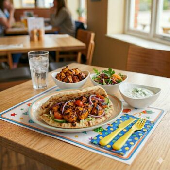 Chicken Tikka on Naan